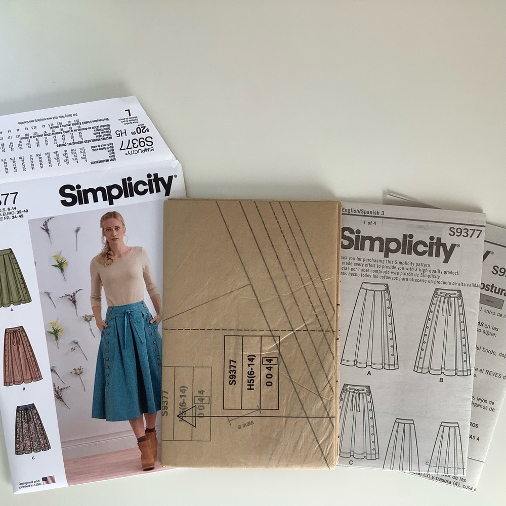 Simplicity S9377 Sewing Pattern - Picture 3 of 5